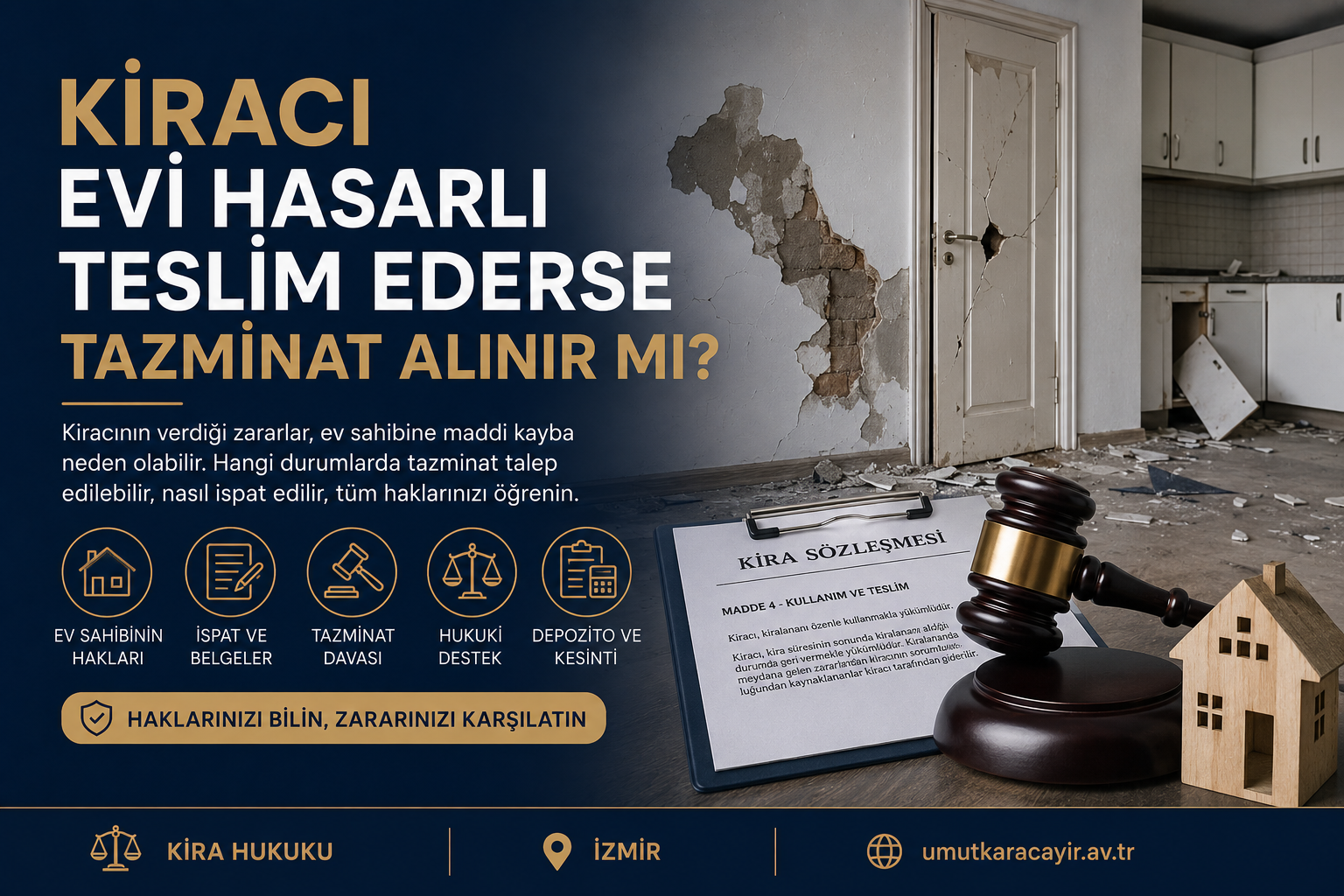 Kiracı Evi Hasarlı Teslim Ederse Tazminat Alınır mı?