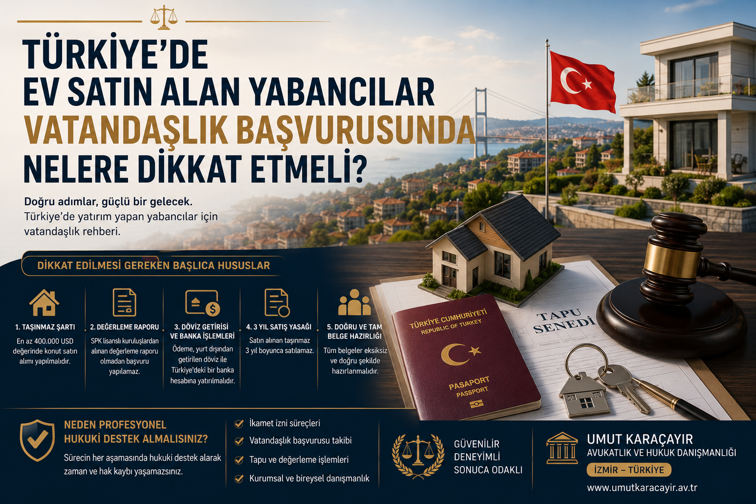 Türkiye’de Ev Satın Alan Yabancılar Vatandaşlık Başvurusunda Nelere Dikkat Etmeli?